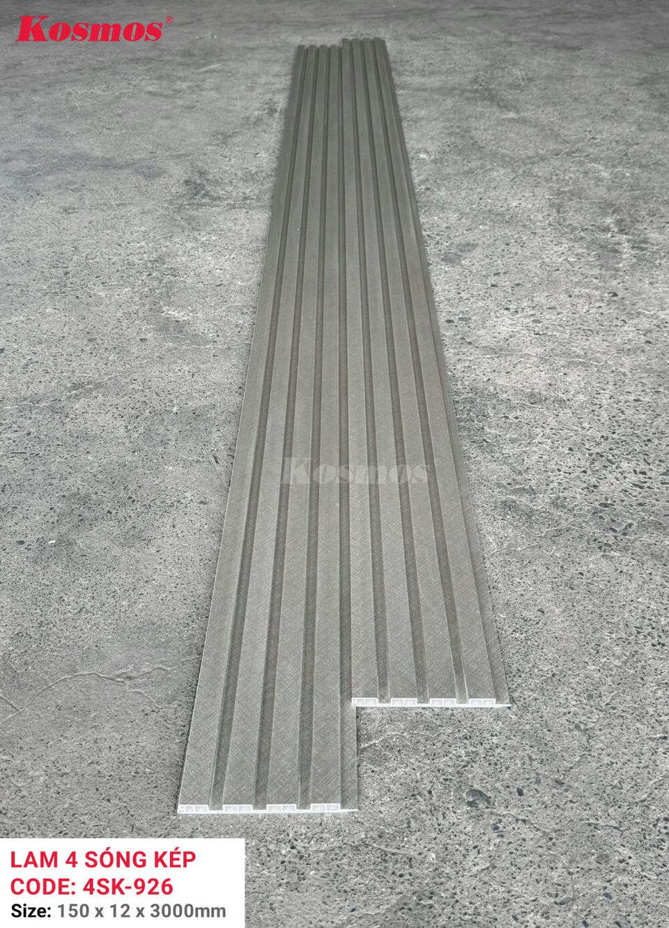 Mặt cắt và kích thước lam sóng thấp 4SK-926 theo hình nguồn.