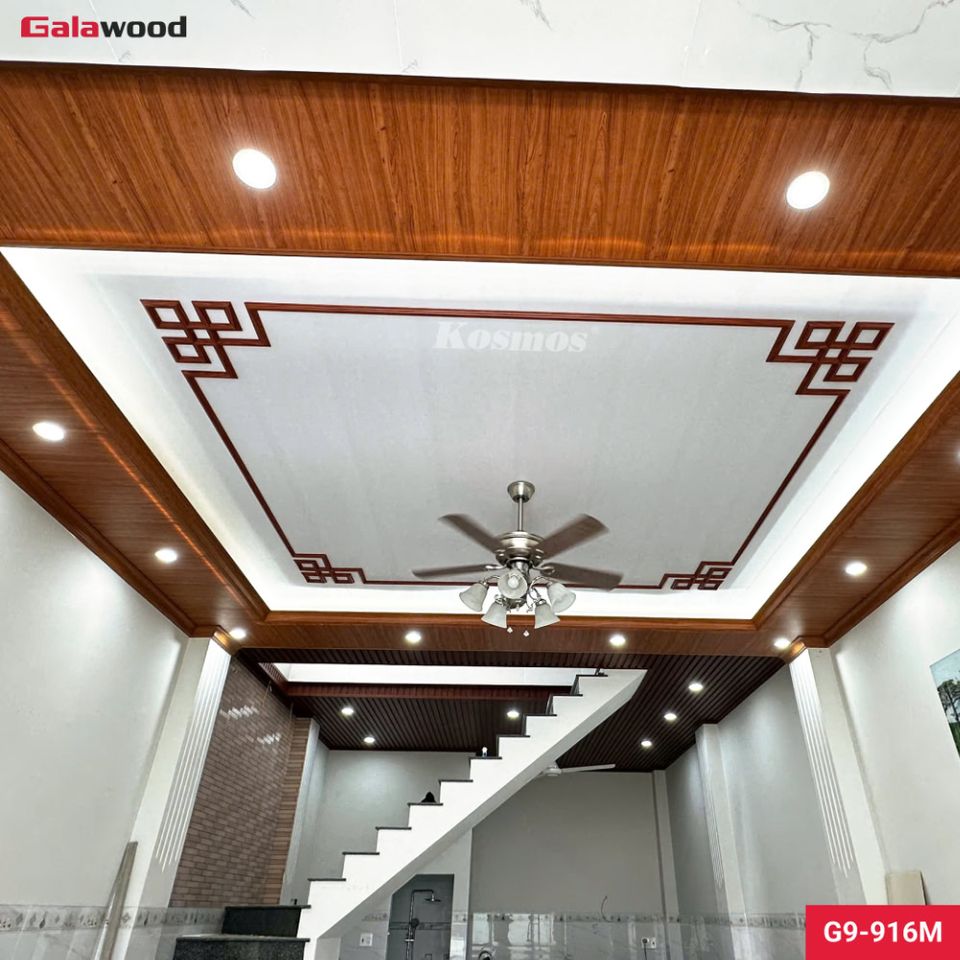 Tấm ốp Nano Galawood G9-916M Trắng vân giấy: hình ảnh ứng dụng sản phẩm.