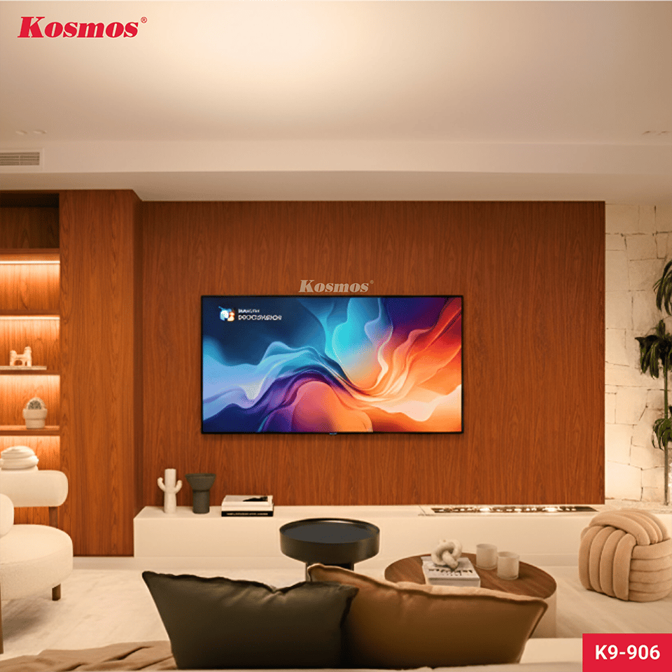 Tấm ốp Nano Kosmos K9-906 Đỏ cam vân gỗ: cận cảnh bề mặt.