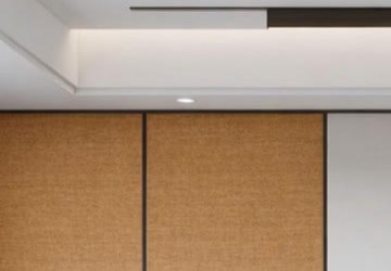 Cận cảnh bề mặt TT-877 vân vải ánh kim nâu