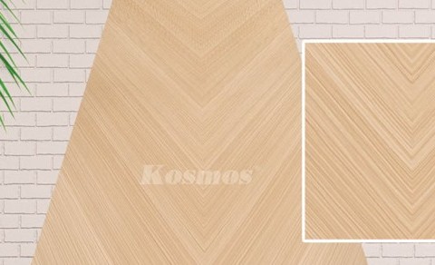 Tấm ốp TT-870 vàng kem trong phối cảnh nội thất