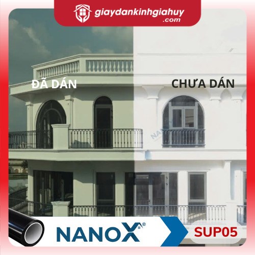 Mẫu phim cách nhiệt Supreme 05 màu xám đen.